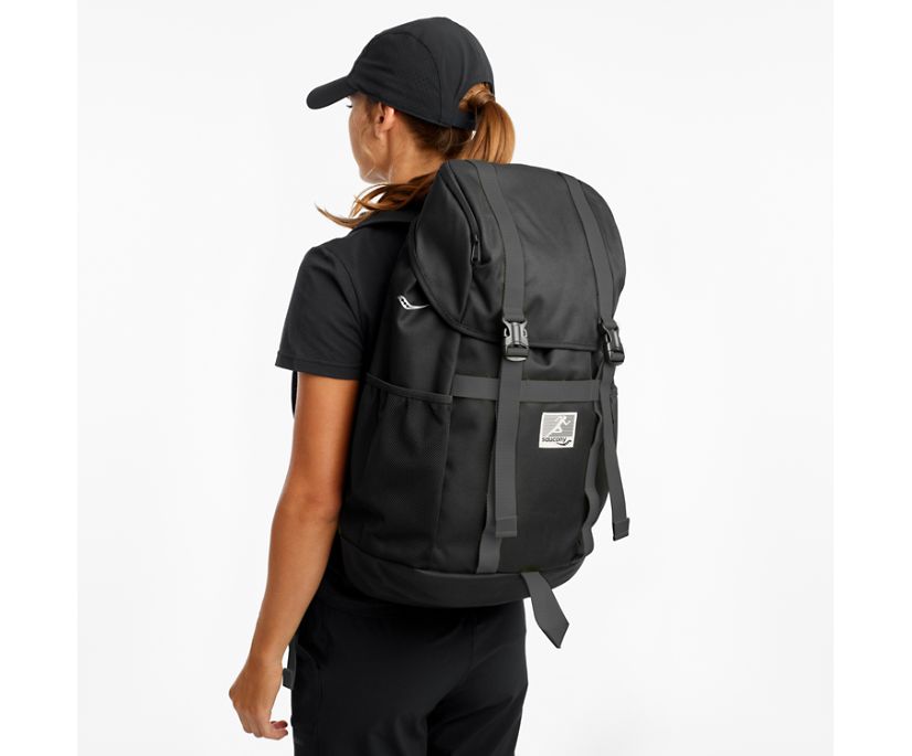 Sacs & Sacs à Dos Saucony Overhaul Backpack Homme Noir Noir | Z52896-5