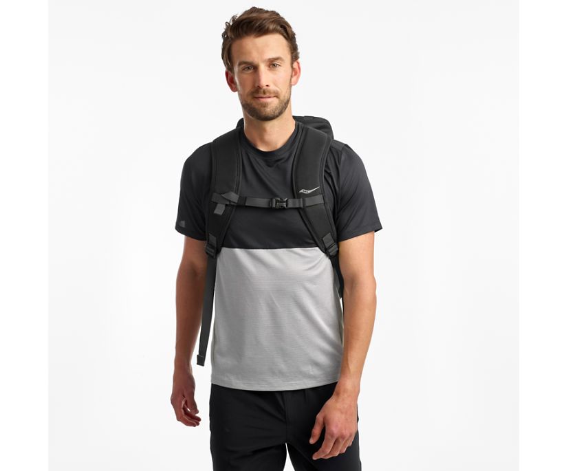 Sacs & Sacs à Dos Saucony Overhaul Backpack Homme Noir Noir | Z52896-5