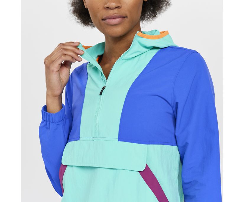 Vestes Saucony Piste Anorak Femme Menthe | X75573-4