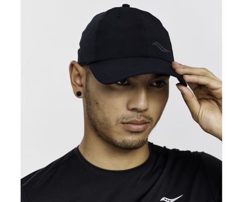 Chapeaux Saucony Outpace Petite Hat Homme Noir | Z32738-1