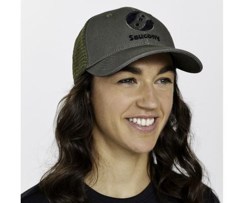 Chapeaux Saucony Trucker Hat Femme Vert Olive | Z83642-8