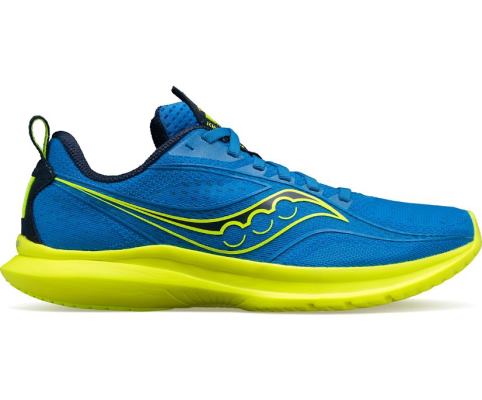 Chaussures Running Saucony Boston Kinvara 13 Homme Bleu Jaune | R11885-7