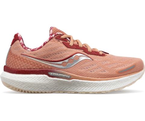 Chaussures Running Saucony Bottomless Love Triumph 19 Femme Corail | R17212-6