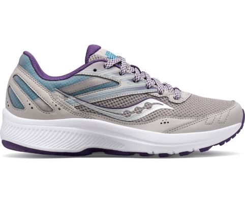 Chaussures Running Saucony Cohesion 15 Femme Grise Violette | I12770-7