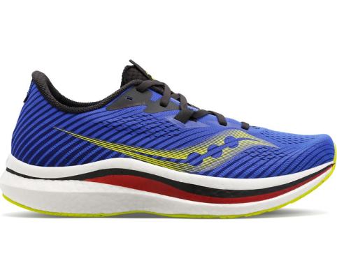 Chaussures Running Saucony Endorphin Pro 2 Homme Bleu Jaune | A18464-7