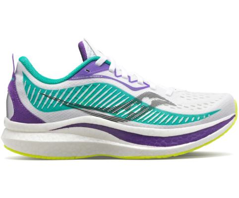 Chaussures Running Saucony Endorphin Speed 2 Femme Blanche Vert | B34638-5