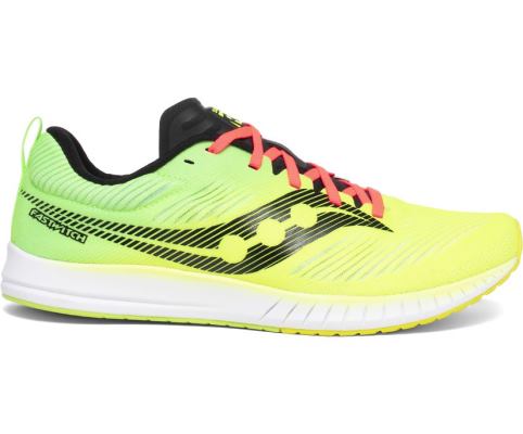 Chaussures Running Saucony Fastwitch 9 Homme Jaune Vert | K97572-8