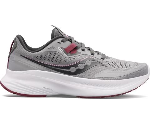 Chaussures Running Saucony Guide 15 Femme Grise Bordeaux | C24696-7