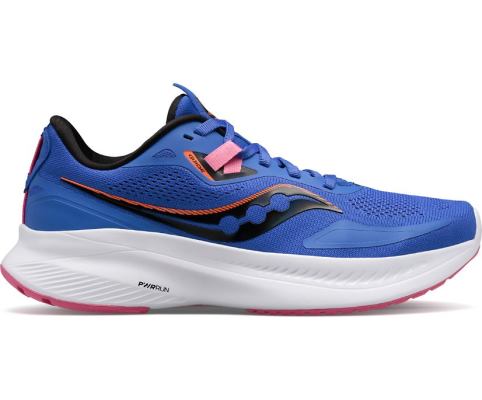 Chaussures Running Saucony Guide 15 Femme Bleu Orange | C30843-8