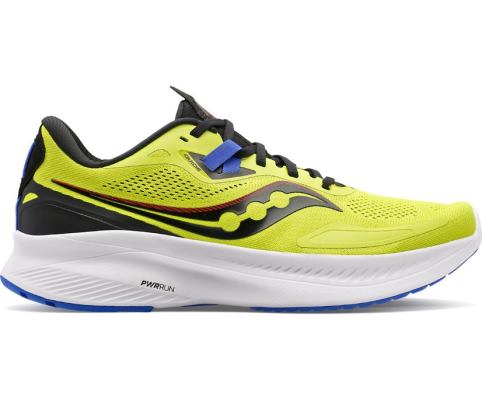 Chaussures Running Saucony Guide 15 Homme Jaune Bleu Noir | B82081-1