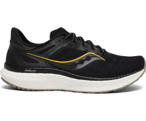 Chaussures Running Saucony Hurricane 23 Homme Noir Doré | L83047-9