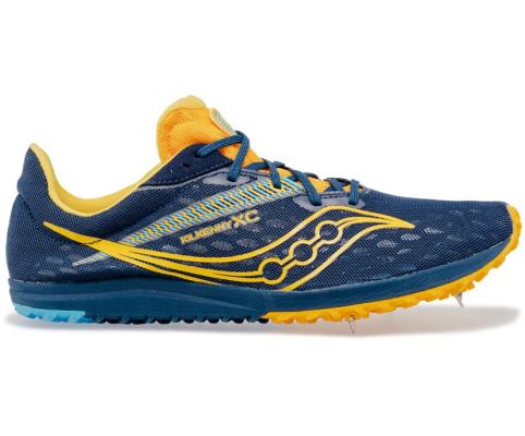 Chaussures Running Saucony Kilkenny XC9 Plates Homme Violette Jaune | Q417-9