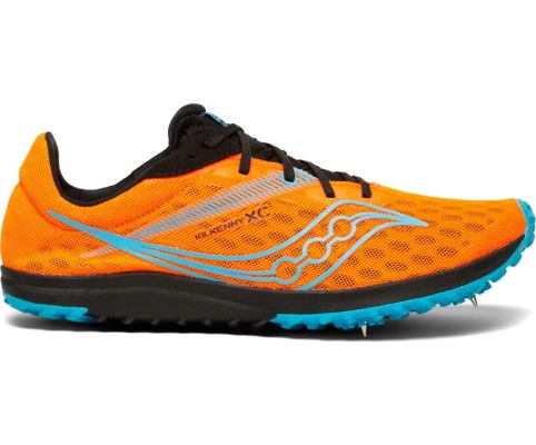 Chaussures Running Saucony Kilkenny XC9 Spike Femme Orange Bleu | Q70908-6