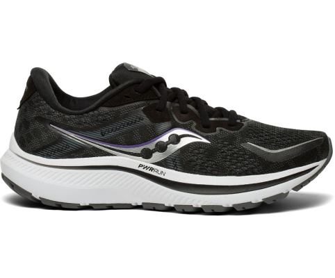 Chaussures Running Saucony Omni 20 Femme Noir Blanche | O32916-6