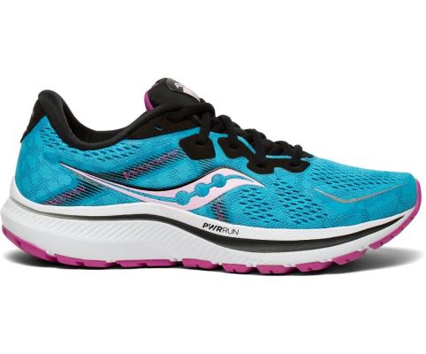 Chaussures Running Saucony Omni 20 Femme Bleu Rose | O34906-4