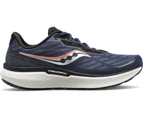 Chaussures Running Saucony Triumph 19 Femme Bleu Marine Argent | H11971-5