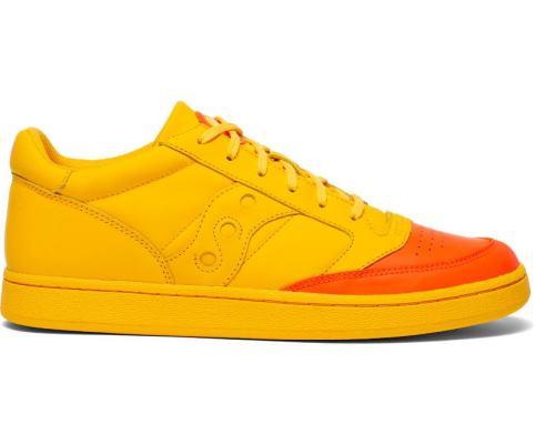 Chaussures Saucony Jake Jazz Court Homme Jaune Orange | R51060-6