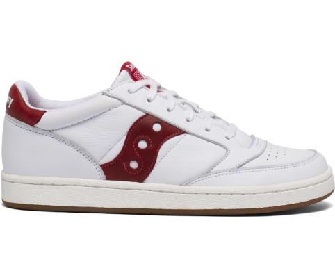 Chaussures Saucony Jazz Court Homme Blanche Rouge | N50082-2