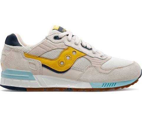 Chaussures Saucony Shadow 5000 Premium Femme Blanche Jaune | P18806-4