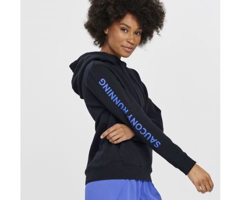 Hauts Saucony Rested Hoodie Femme Noir | V18809-9