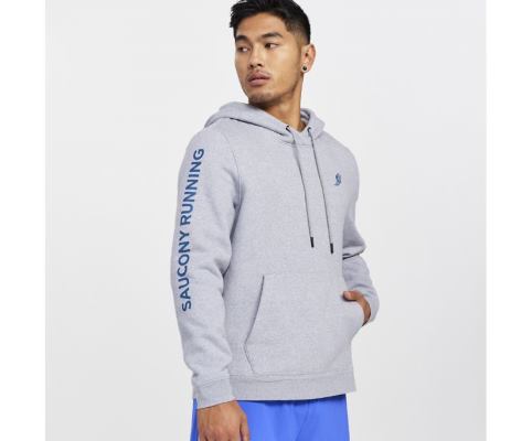 Hauts Saucony Rested Hoodie Homme Grise Clair | V11782-2