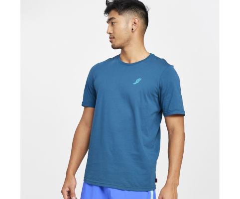 Hauts Saucony Rested T-Shirt Homme Bleu Marine | V41488-0