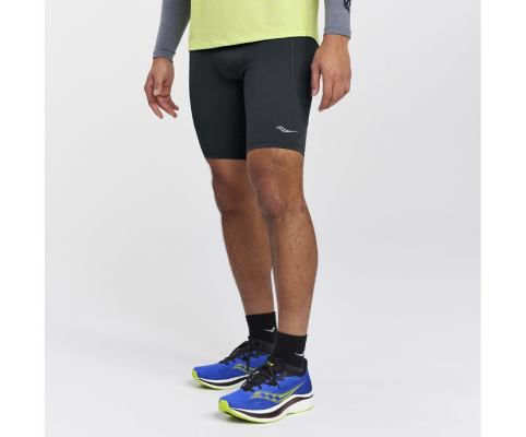 Pantalon Saucony Bell Lap Corta Homme Noir | S48328-8