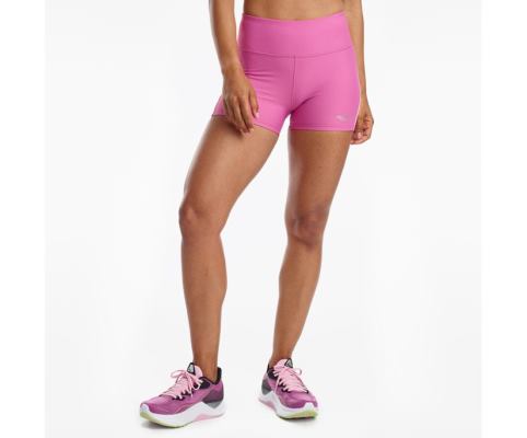 Pantalon Saucony Fortify 3' Hot Corta Femme Violette | S9723-2