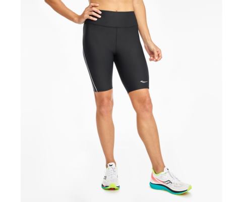 Pantalon Saucony Fortify 8' Vélo Corta Femme Noir | T1280-3