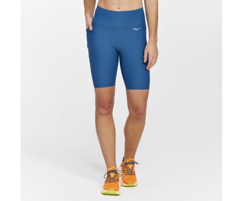 Pantalon Saucony Fortify 8' Vélo Corta Femme Bleu Marine | T12995-5