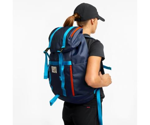 Sacs & Sacs à Dos Saucony Overhaul Backpack Homme Grise Bleu | Z53428-7