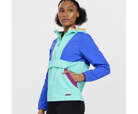 Vestes Saucony Piste Anorak Femme Menthe | X75573-4